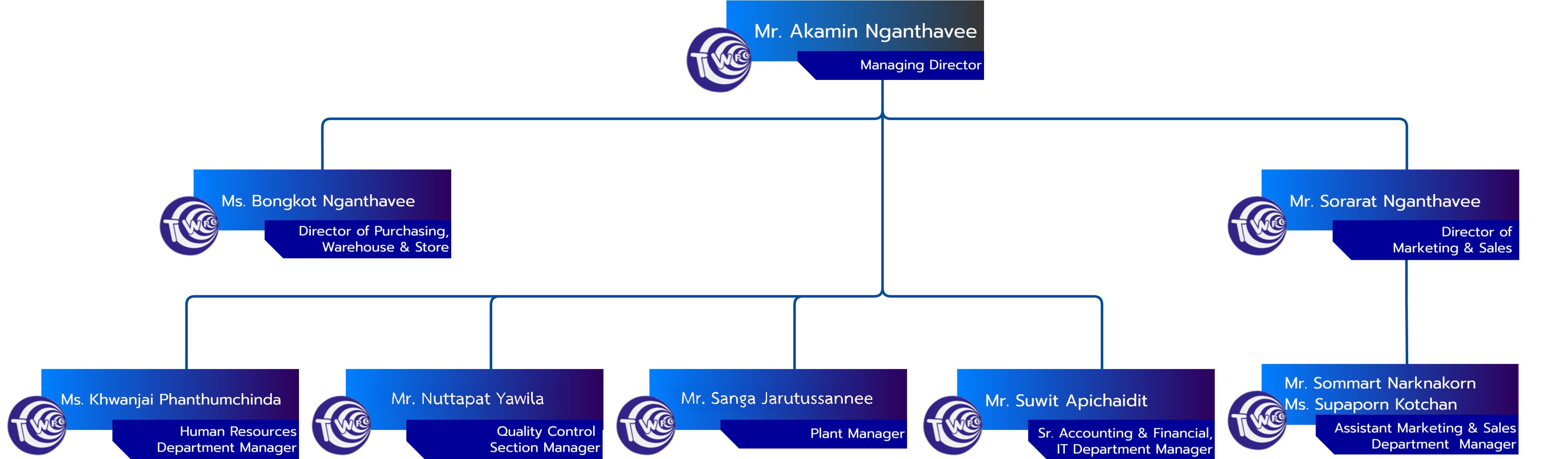 Thai Wire Products organization chart